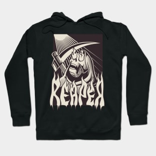 Grim reaper shirt in black and white Hoodie